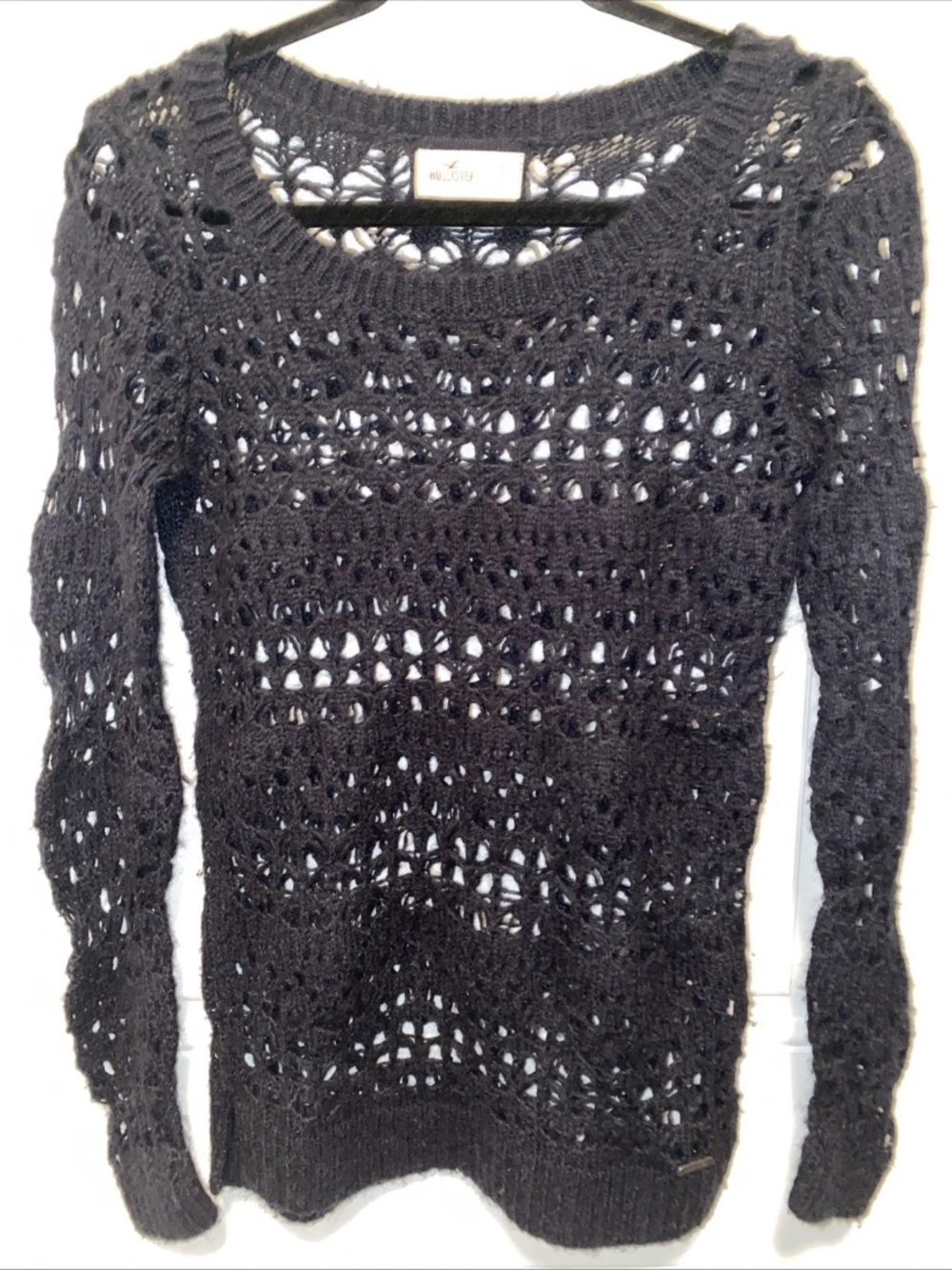 Hollister Y2K vintage Navy Blue Sweater‎ Small